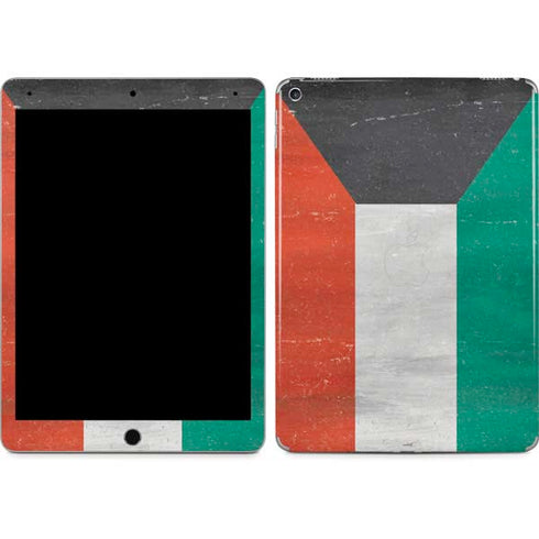Kuwait Flag Distressed iPad Skins