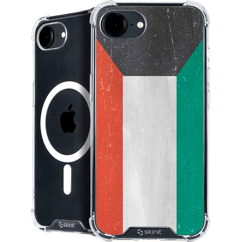Kuwait Flag Distressed iPhone 16e MagSafe Case