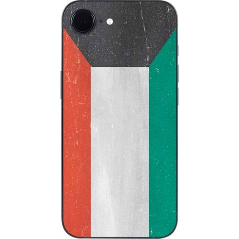 Kuwait Flag Distressed iPhone 16e Skin