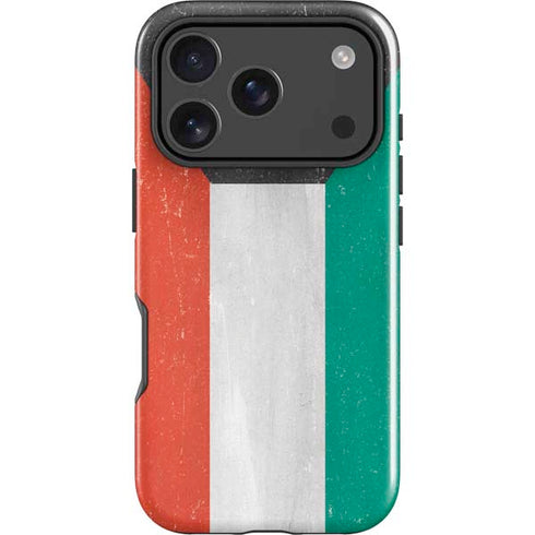 Kuwait Flag Distressed iPhone 18 Pro Impact Case
