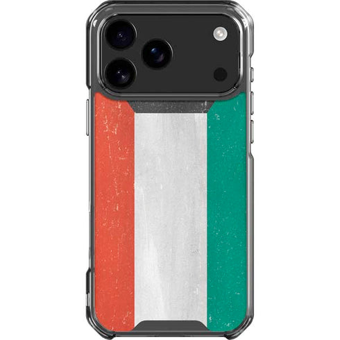 Kuwait Flag Distressed iPhone 18 Pro Max Clear Case