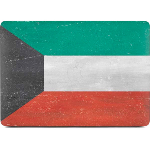 Kuwait Flag Distressed Apple MacBook Air Skin