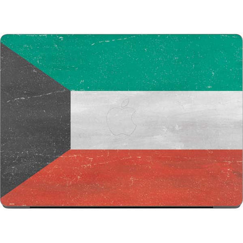 Kuwait Flag Distressed Apple MacBook Pro 14-inch Skin