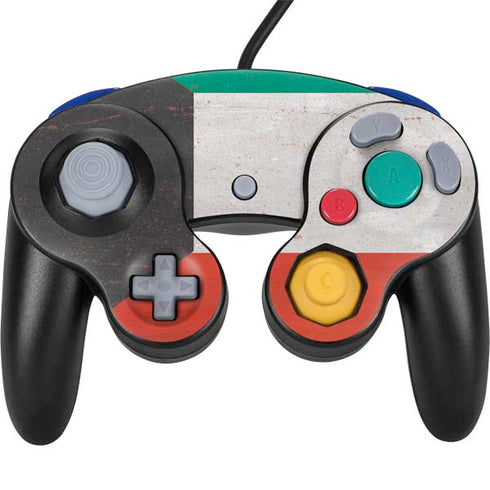 Kuwait Flag Distressed Nintendo Skins