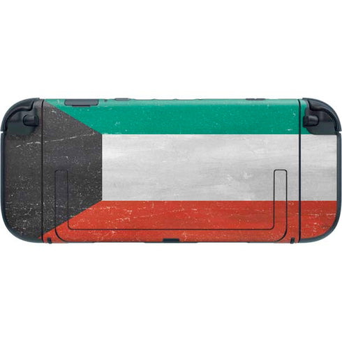 Kuwait Flag Distressed Nintendo Switch 2 (2025) with Joy-Con Skin