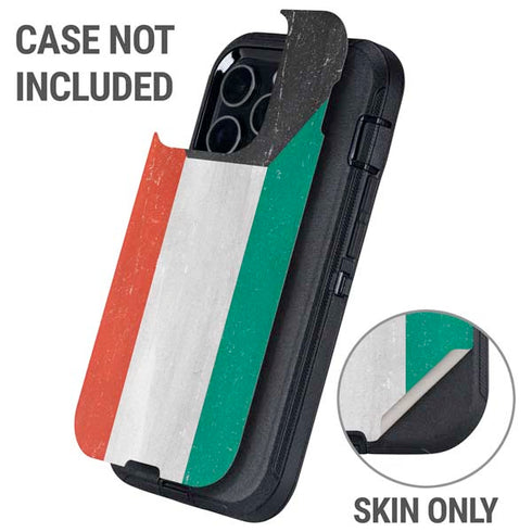 Kuwait Flag Distressed Otterbox Defender iPhone Skin
