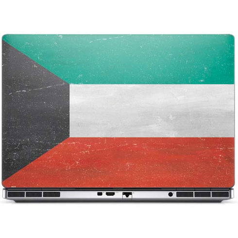 Kuwait Flag Distressed Dell Precision Skin