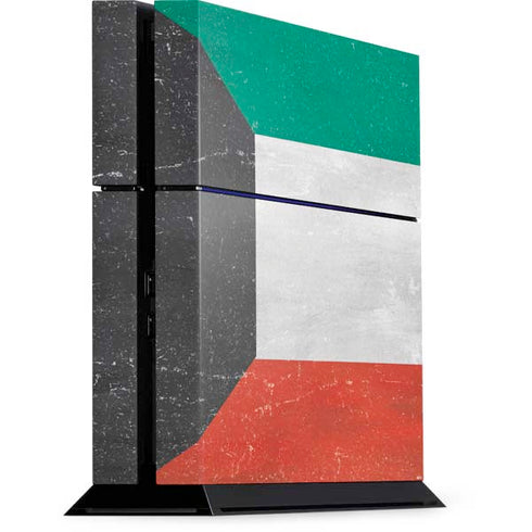 Kuwait Flag Distressed PlayStation PS4 Skins