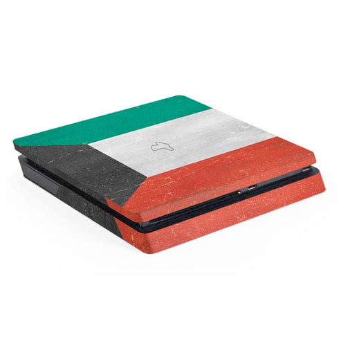 Kuwait Flag Distressed PlayStation PS4 Skins