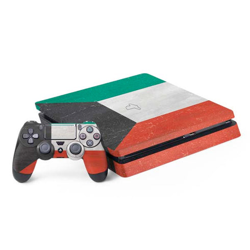 Kuwait Flag Distressed PlayStation PS4 Skins
