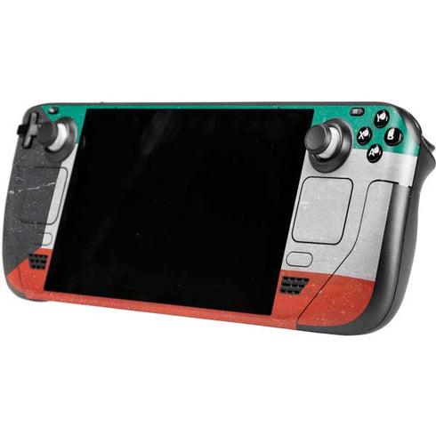 Kuwait Flag Distressed Steam Deck Handheld Gaming Computer Skin