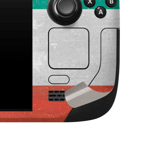 Kuwait Flag Distressed Steam Deck Handheld Gaming Computer Skin