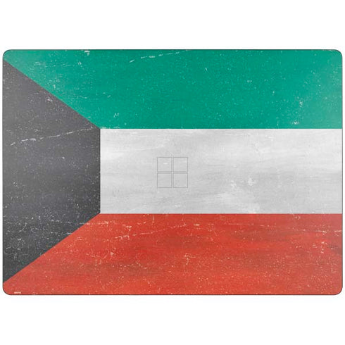Kuwait Flag Distressed Surface Laptop 7 15in Skin
