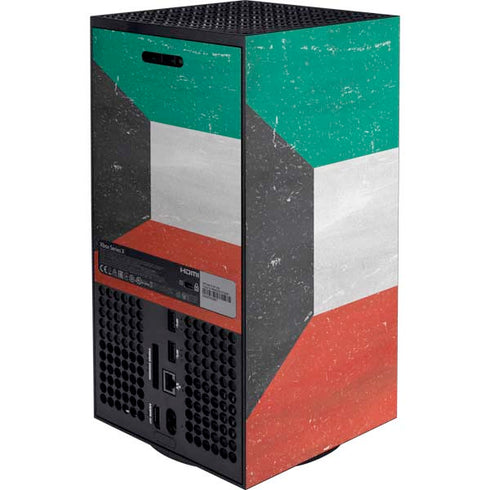 Kuwait Flag Distressed Xbox Series X Bundle Skin
