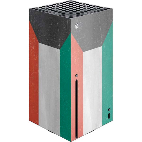 Kuwait Flag Distressed Xbox Series X Skins