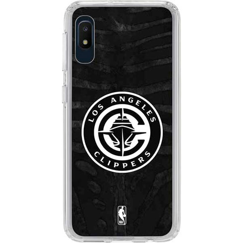 NBA LA Clippers Animal Print Galaxy A10e Clear Case