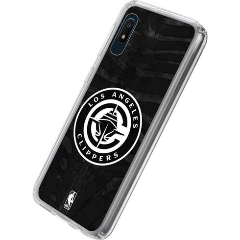 NBA LA Clippers Animal Print Galaxy A10e Clear Case