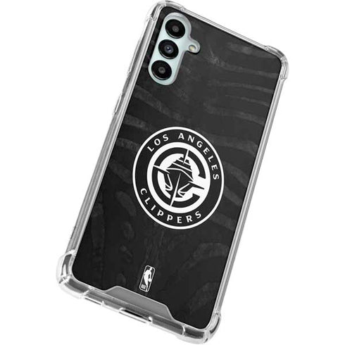 NBA LA Clippers Animal Print Galaxy A14 5G Clear Case