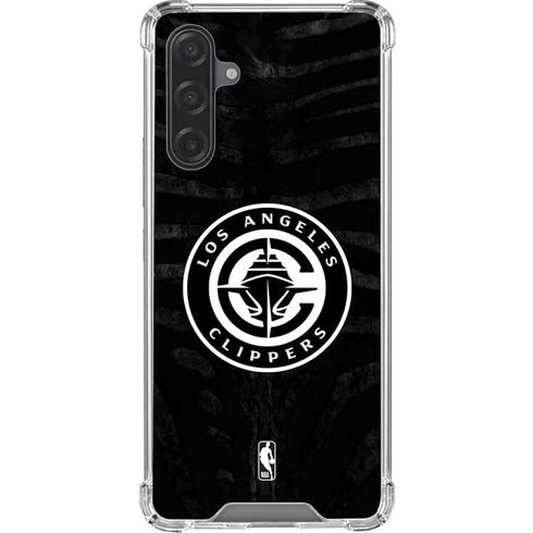 NBA LA Clippers Animal Print Galaxy A17 Clear Case