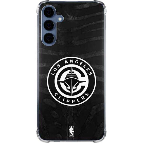 NBA LA Clippers Animal Print Galaxy A35 5G Clear Case