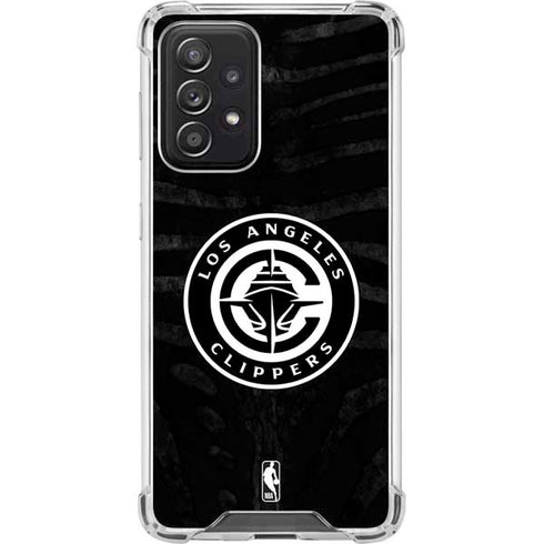 NBA LA Clippers Animal Print Galaxy A52 5G Clear Case