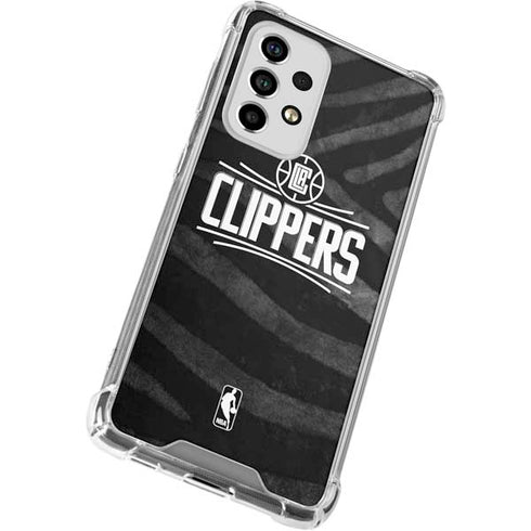 NBA LA Clippers Animal Print Galaxy A53 5G Clear Case