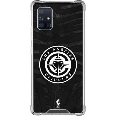 NBA LA Clippers Animal Print Galaxy A71 5G Clear Case