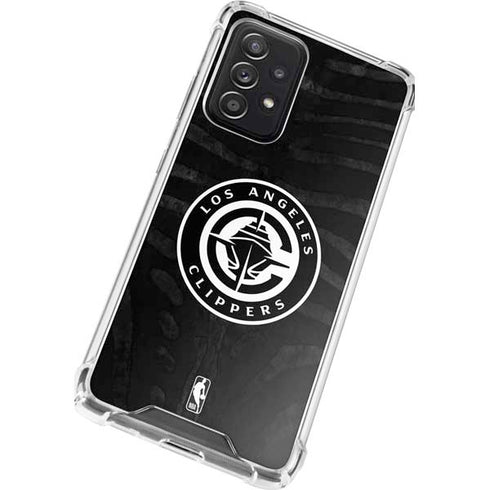NBA LA Clippers Animal Print Galaxy A72 5G Clear Case