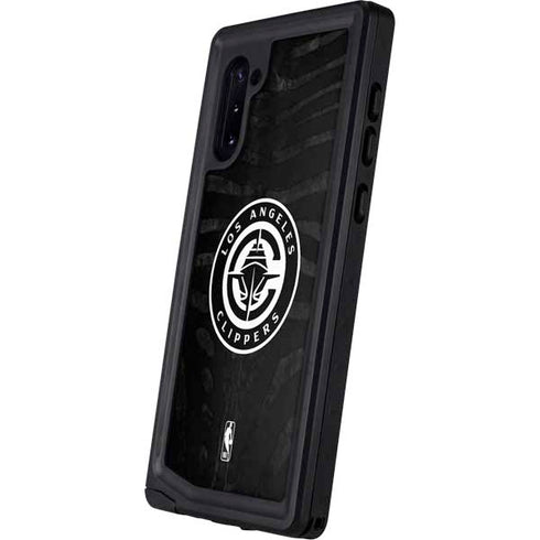 NBA LA Clippers Animal Print Galaxy Note 10 Waterproof Case