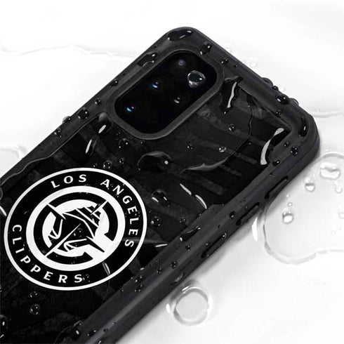 NBA LA Clippers Animal Print Galaxy S20 Plus Waterproof Case