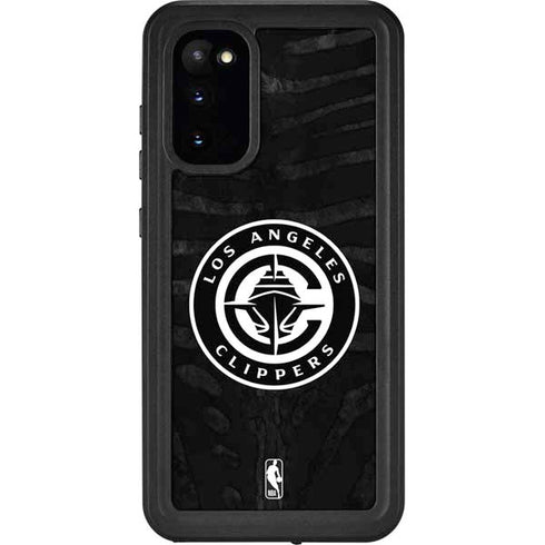 NBA LA Clippers Animal Print Galaxy S20 Waterproof Case