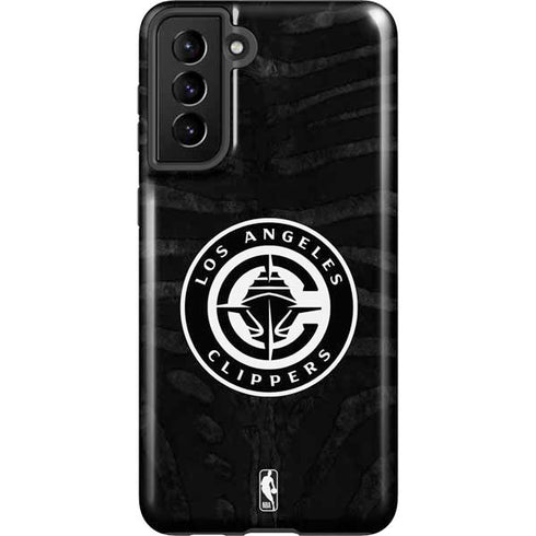 NBA LA Clippers Animal Print Galaxy S21 Plus 5G Pro Case