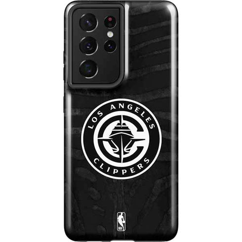 NBA LA Clippers Animal Print Galaxy S21 Ultra 5G Pro Case