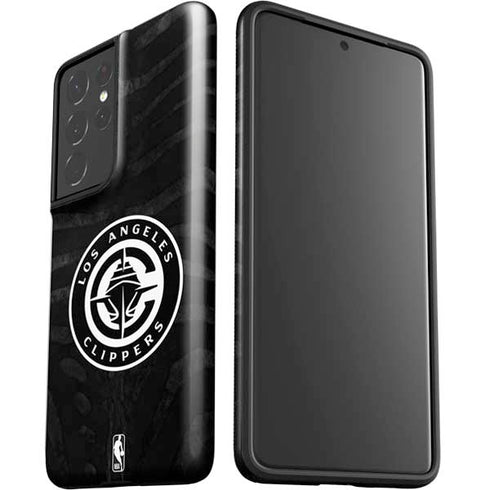 NBA LA Clippers Animal Print Galaxy S21 Ultra 5G Pro Case