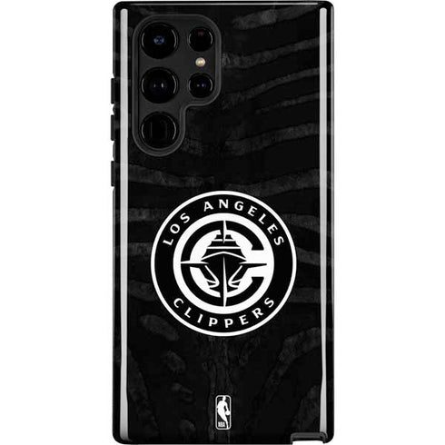 NBA LA Clippers Animal Print Galaxy S22 Ultra Pro Case