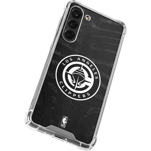 NBA LA Clippers Animal Print Galaxy S23 Plus Clear Case