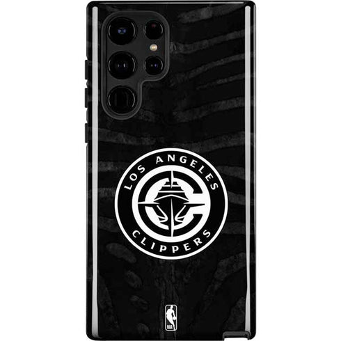 NBA LA Clippers Animal Print Galaxy S23 Ultra Pro Case