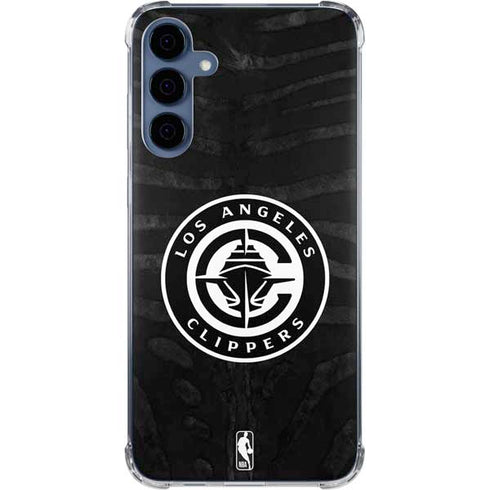 NBA LA Clippers Animal Print Galaxy S24 Clear Case
