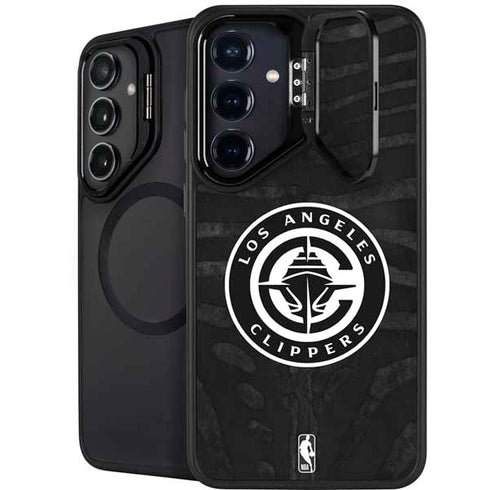 NBA LA Clippers Animal Print Galaxy S24 FE Kickstand Case