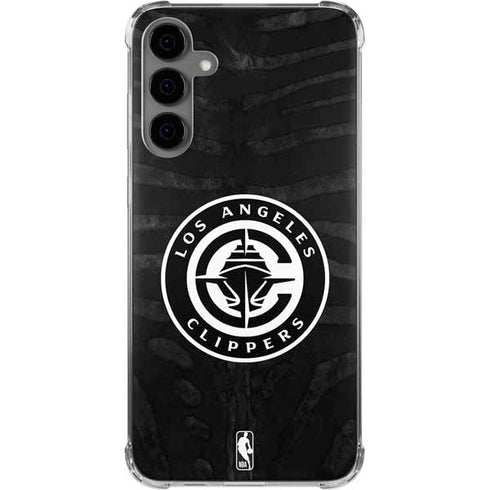 NBA LA Clippers Animal Print Galaxy S24 Plus Clear Case