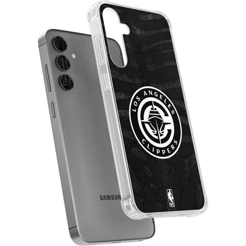 NBA LA Clippers Animal Print Galaxy S24 Plus Clear Case