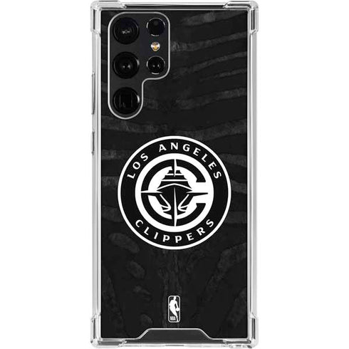 NBA LA Clippers Animal Print Galaxy S24 Ultra Clear Case