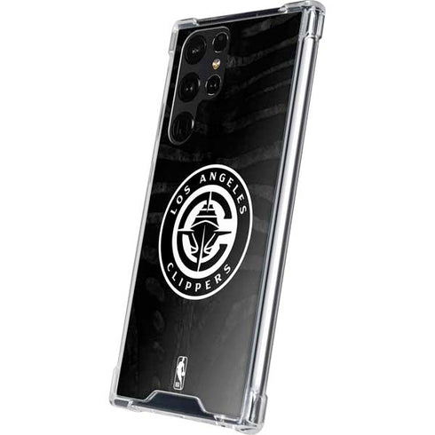NBA LA Clippers Animal Print Galaxy S24 Ultra Clear Case
