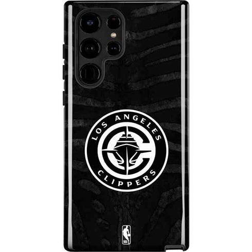 NBA LA Clippers Animal Print Galaxy S24 Ultra Impact Case