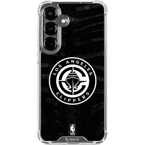NBA LA Clippers Animal Print Galaxy S26 Clear Case