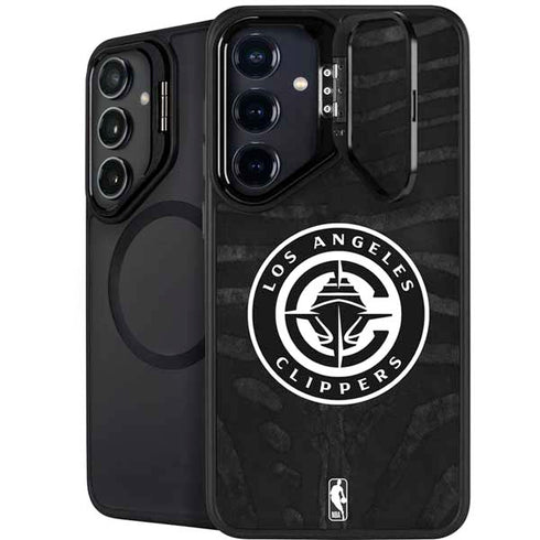 NBA LA Clippers Animal Print Galaxy S26 Kickstand Case