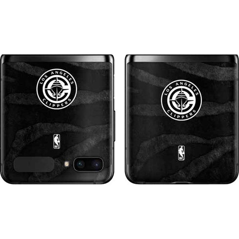 NBA LA Clippers Animal Print Galaxy Z Flip Skin
