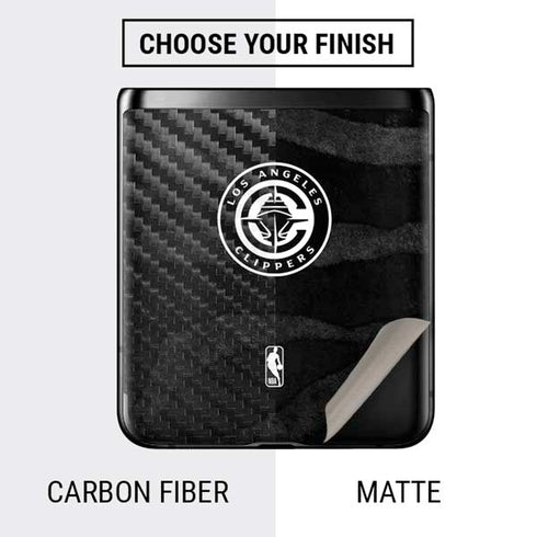 NBA LA Clippers Animal Print Galaxy Z Flip Skin