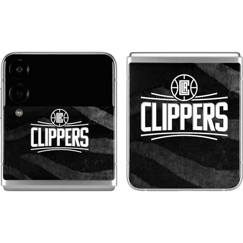 NBA LA Clippers Animal Print Galaxy Z Flip4 5G Skin