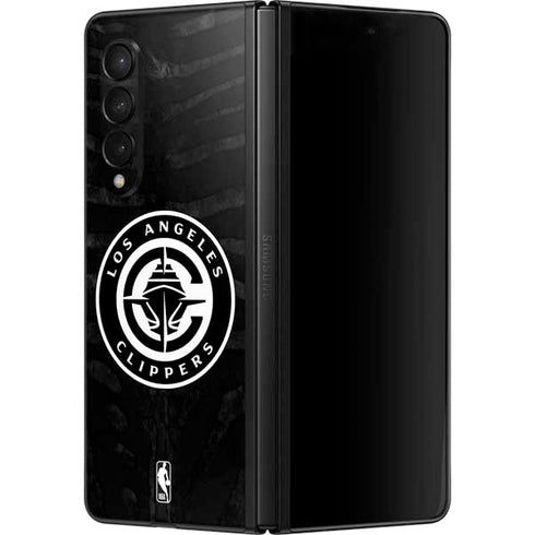 NBA LA Clippers Animal Print Galaxy Z Fold3 5G Skin